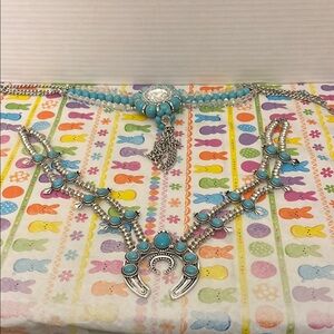 Turquoise and Costume Silver Necklaces